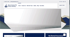 Desktop Screenshot of bloinkdental.com